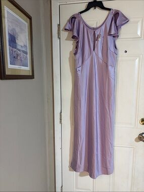 Old Navy Lavender Ruffle-Sleeve Maxi Dress